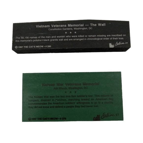 Cat's Meow Village, Korean War Veterens Memorial and Vietnam Veterans Memorial - Picture 2 of 8